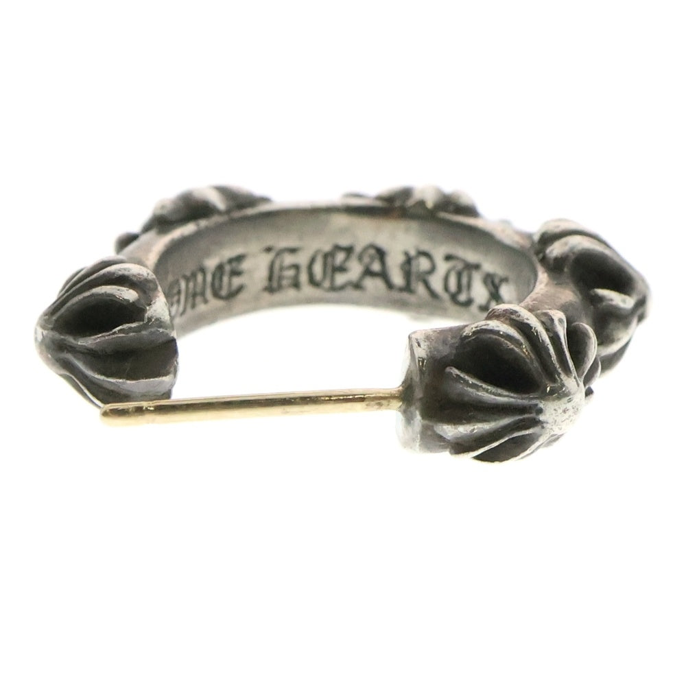 CHROME HEARTS(クロムハーツ) HOOP CROSS クロスバンド フープピアス シルバー BCA100
