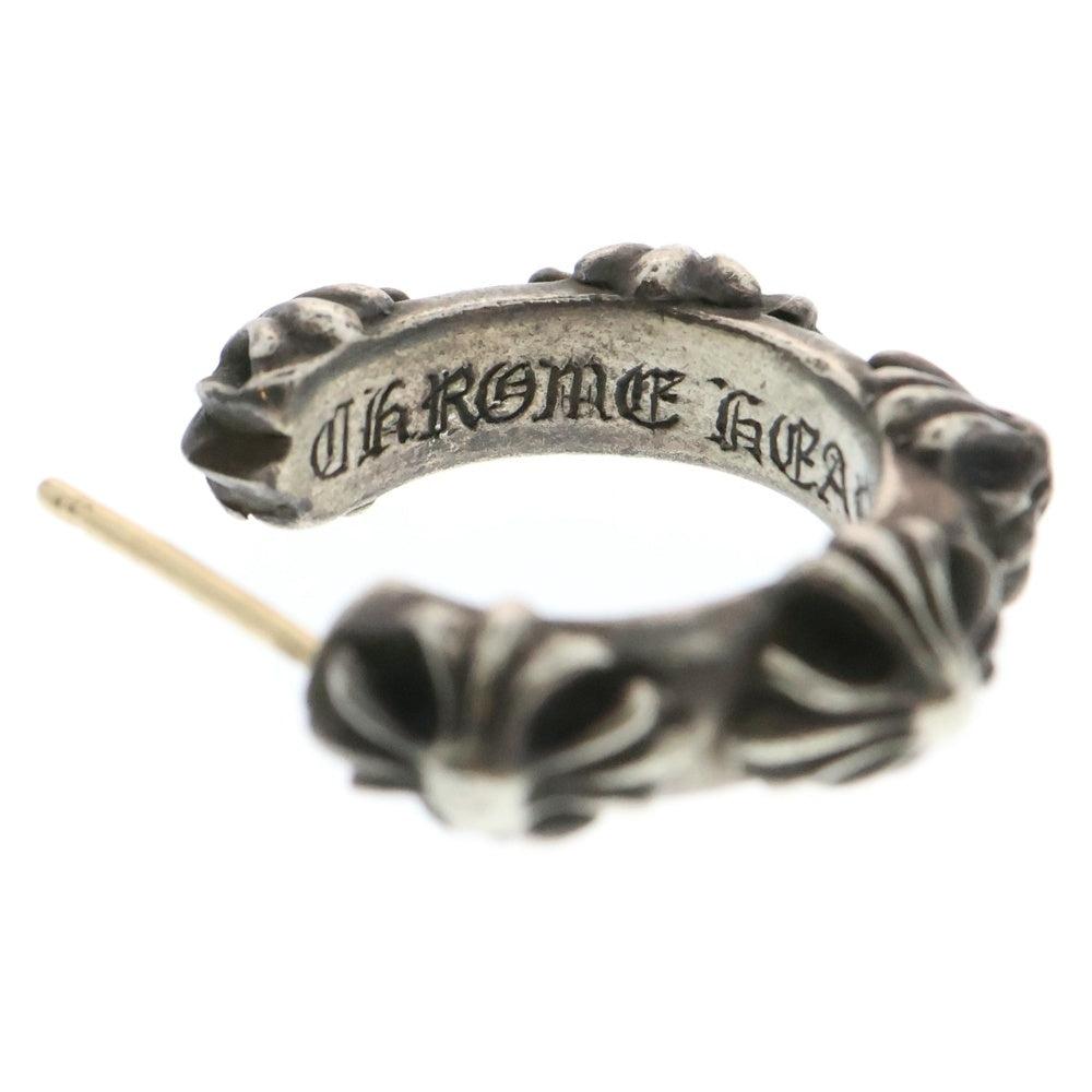 CHROME HEARTS(クロムハーツ) HOOP CROSS クロスバンド フープピアス シルバー BCA100