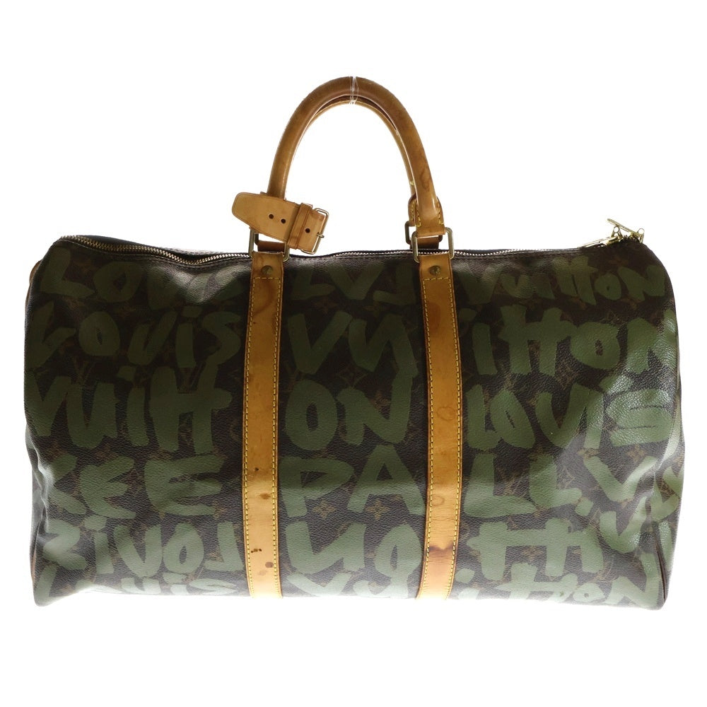 LOUIS VUITTON(ルイヴィトン) モノグラム グラフィティ キーポル50 ボストンバッグ M92196 カーキ/ブラウン