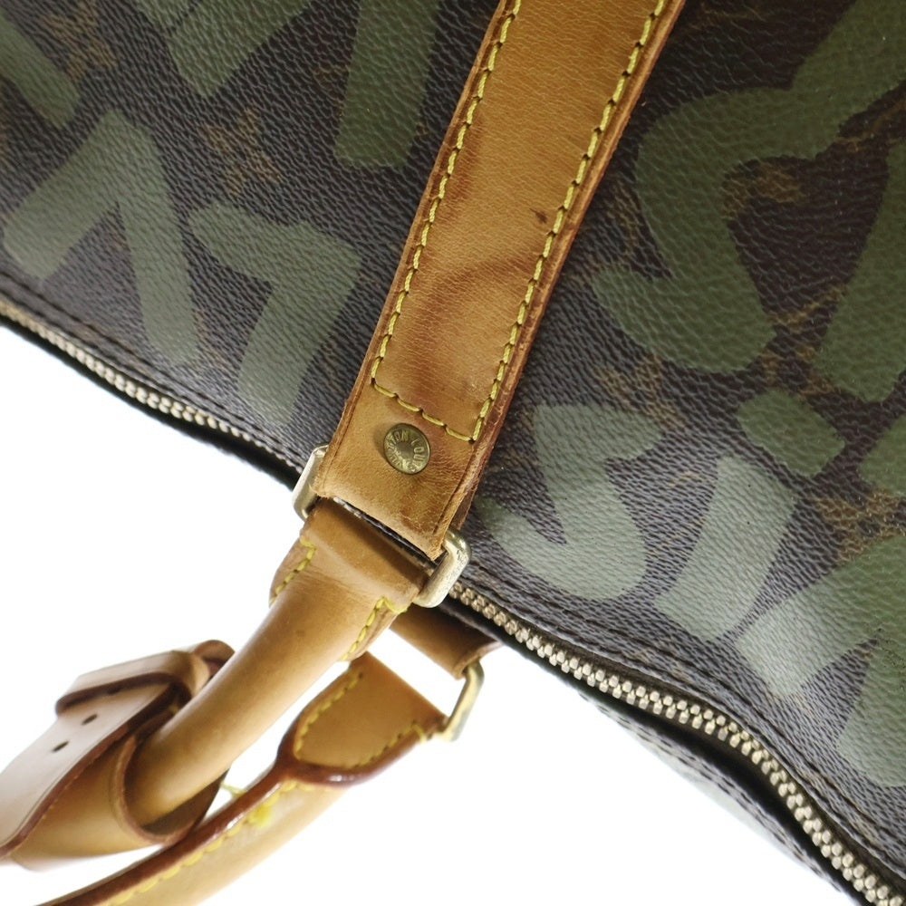 LOUIS VUITTON(ルイヴィトン) モノグラム グラフィティ キーポル50 ボストンバッグ M92196 カーキ/ブラウン