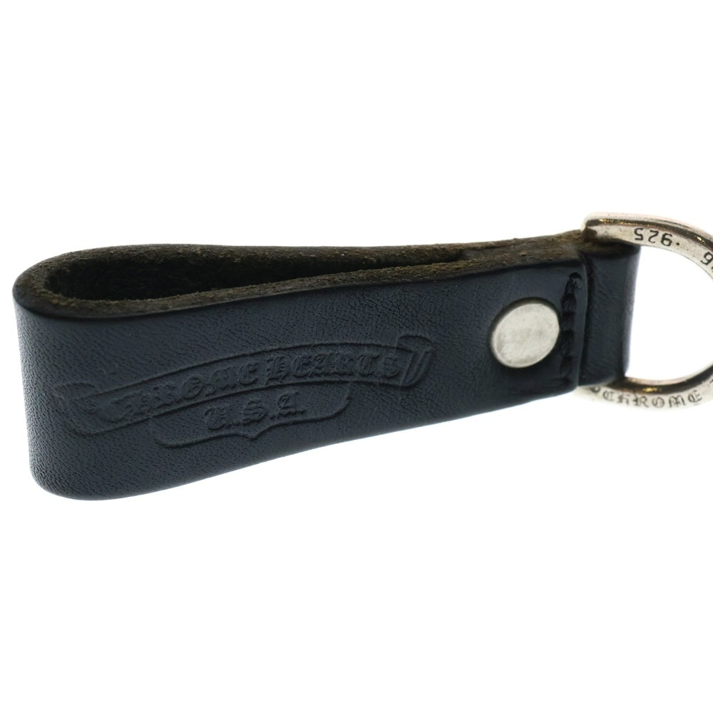CHROME HEARTS(クロムハーツ) BELT LOOP D RING Dリング クロウボールベルトループ ブラック/シルバー
