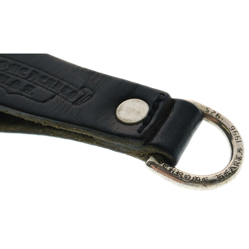 CHROME HEARTS(クロムハーツ) BELT LOOP D RING Dリング クロウボールベルトループ ブラック/シルバー
