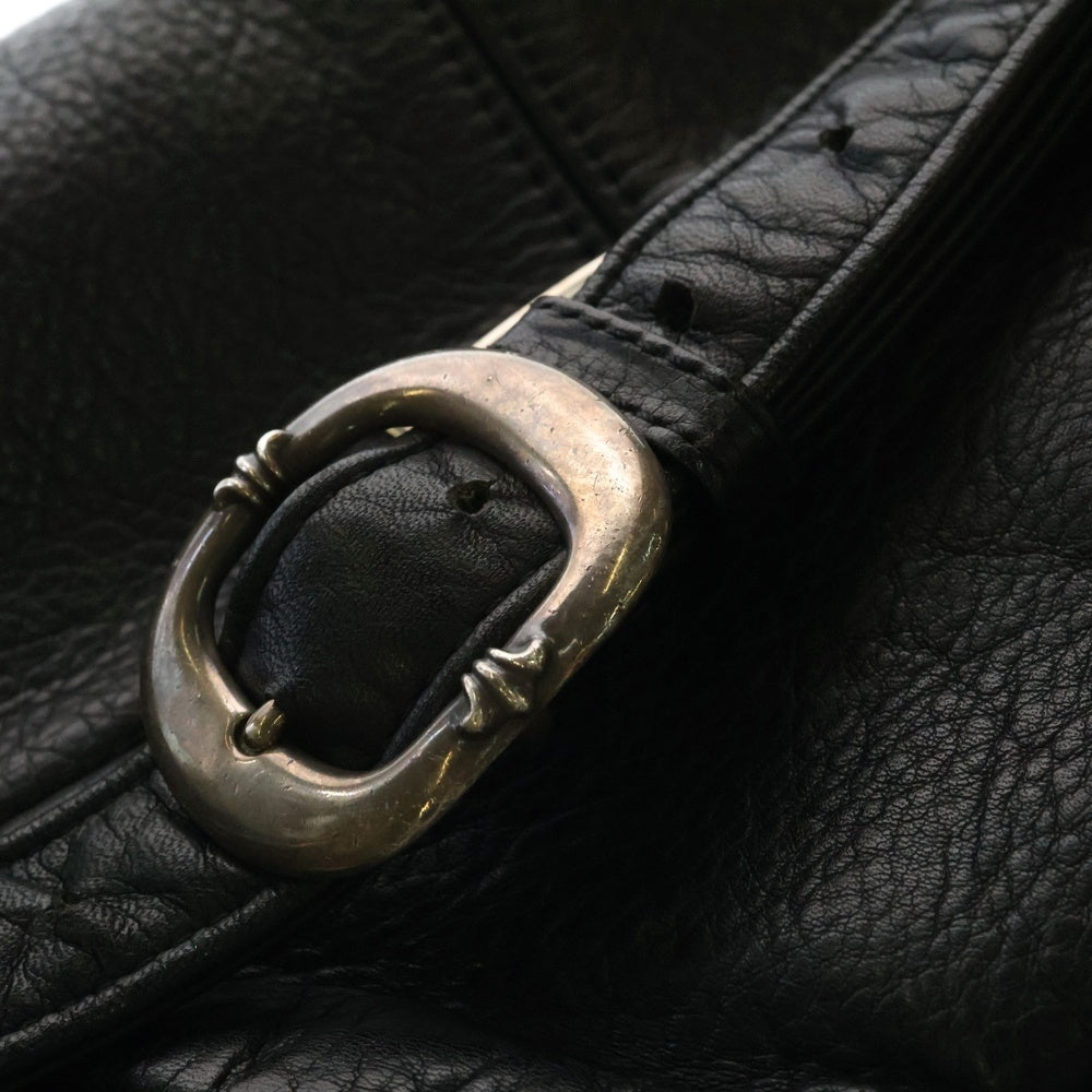 CHROME HEARTS(クロムハーツ) #1 SNAT PACK スナットパック ダガージップ ガンスリンガーベルト レザーウエストバッグ ブラック BCA378