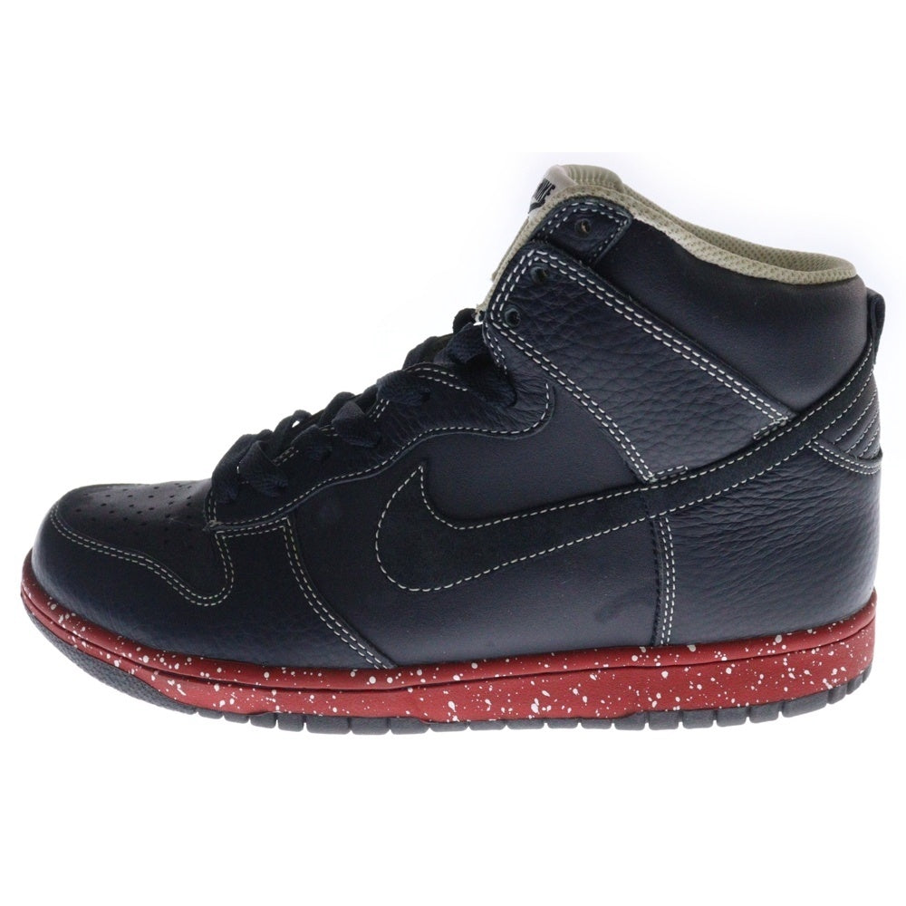 NIKE(ナイキ) 【観賞用 2009年製】 Dunk High PREMIUM 344648-441 ダンクハイ プレミアム ハイカットスニーカー US9/27.0cm ネイビー