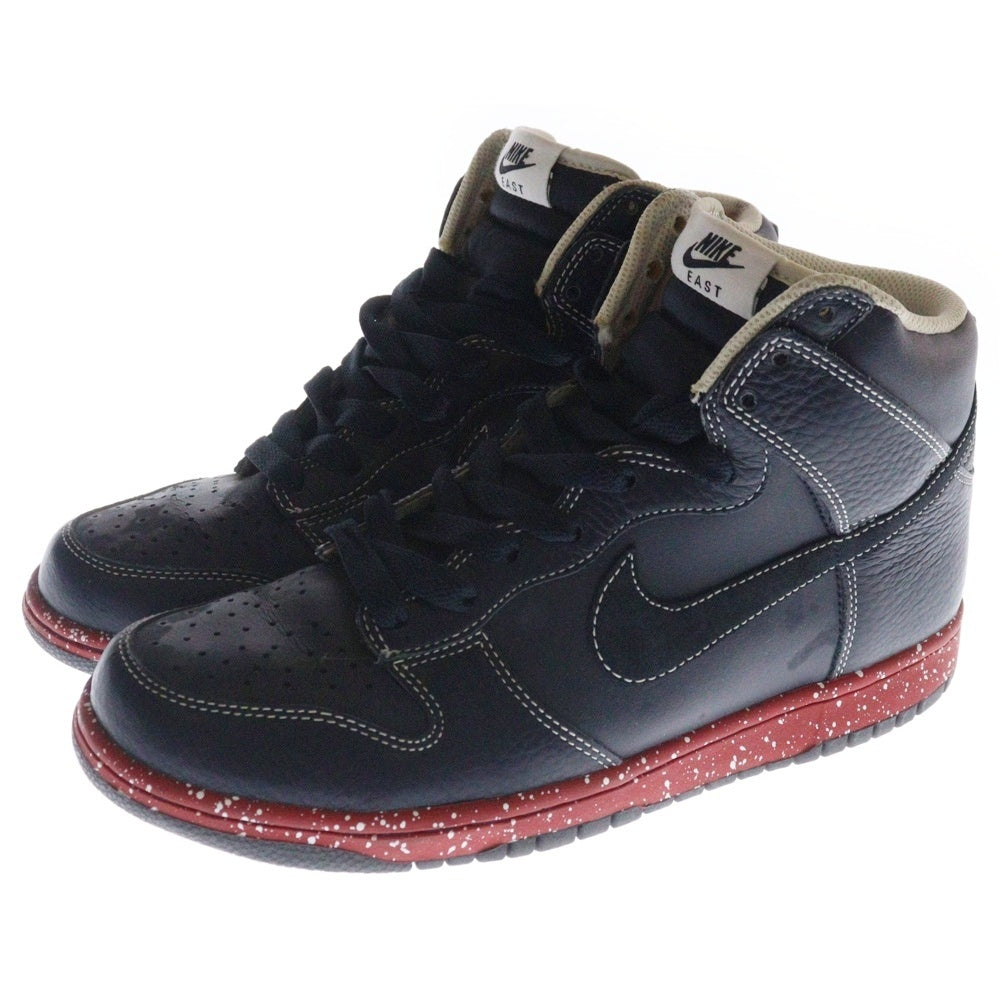 NIKE(ナイキ) 【観賞用 2009年製】 Dunk High PREMIUM 344648-441 ダンクハイ プレミアム ハイカットスニーカー US9/27.0cm ネイビー