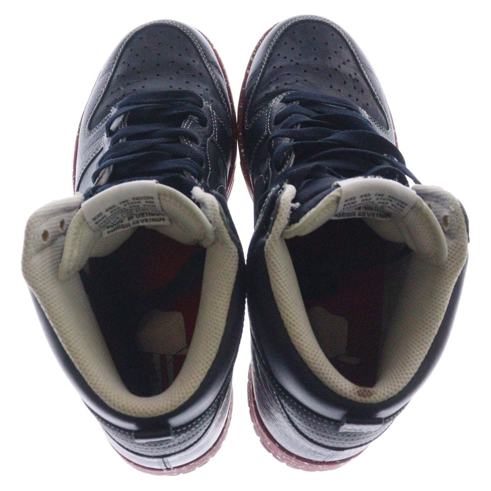 NIKE(ナイキ) 【観賞用 2009年製】 Dunk High PREMIUM 344648-441 ダンクハイ プレミアム ハイカットスニーカー US9/27.0cm ネイビー