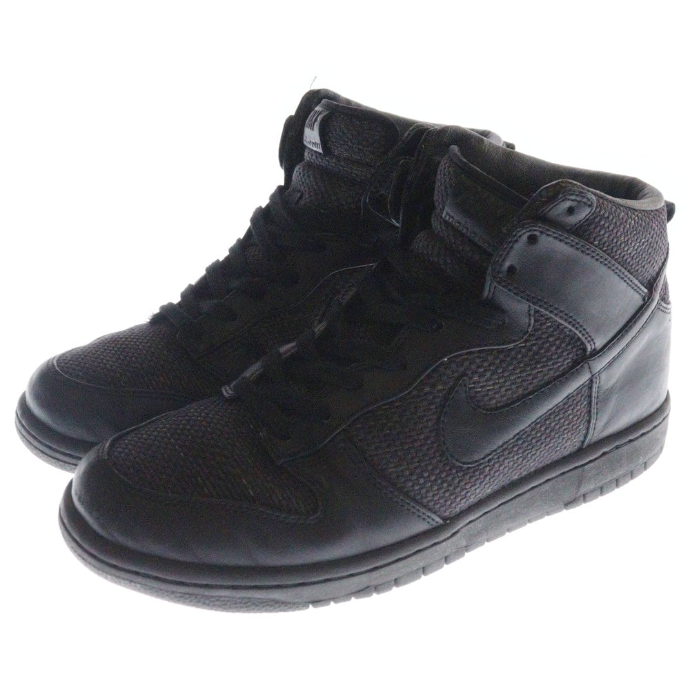 NIKE(ナイキ) 【観賞用 2005年製】 Dunk High Maharam 472328-001 ダンクハイ マハラム ハイカットスニーカー US9.5/27.5cm ブラック