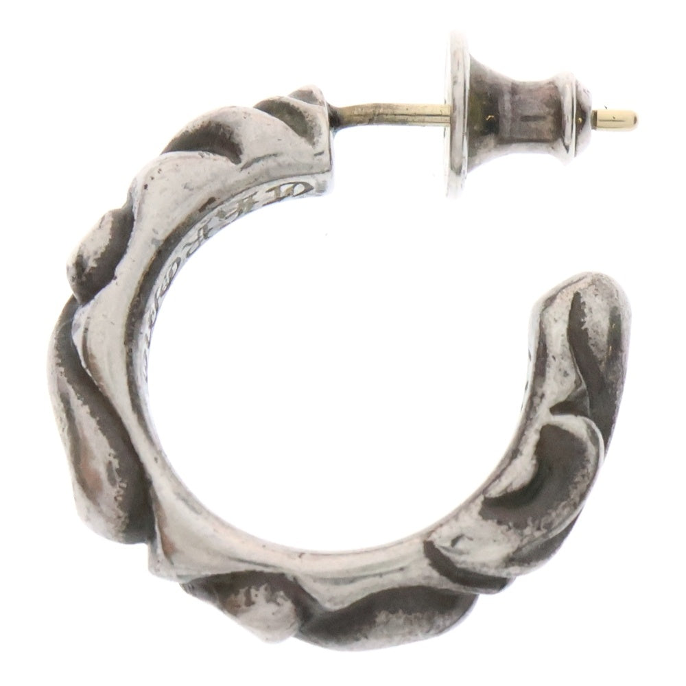 CHROME HEARTS(クロムハーツ) HOOP SCROOL スクロール フープピアス シルバー BCA102