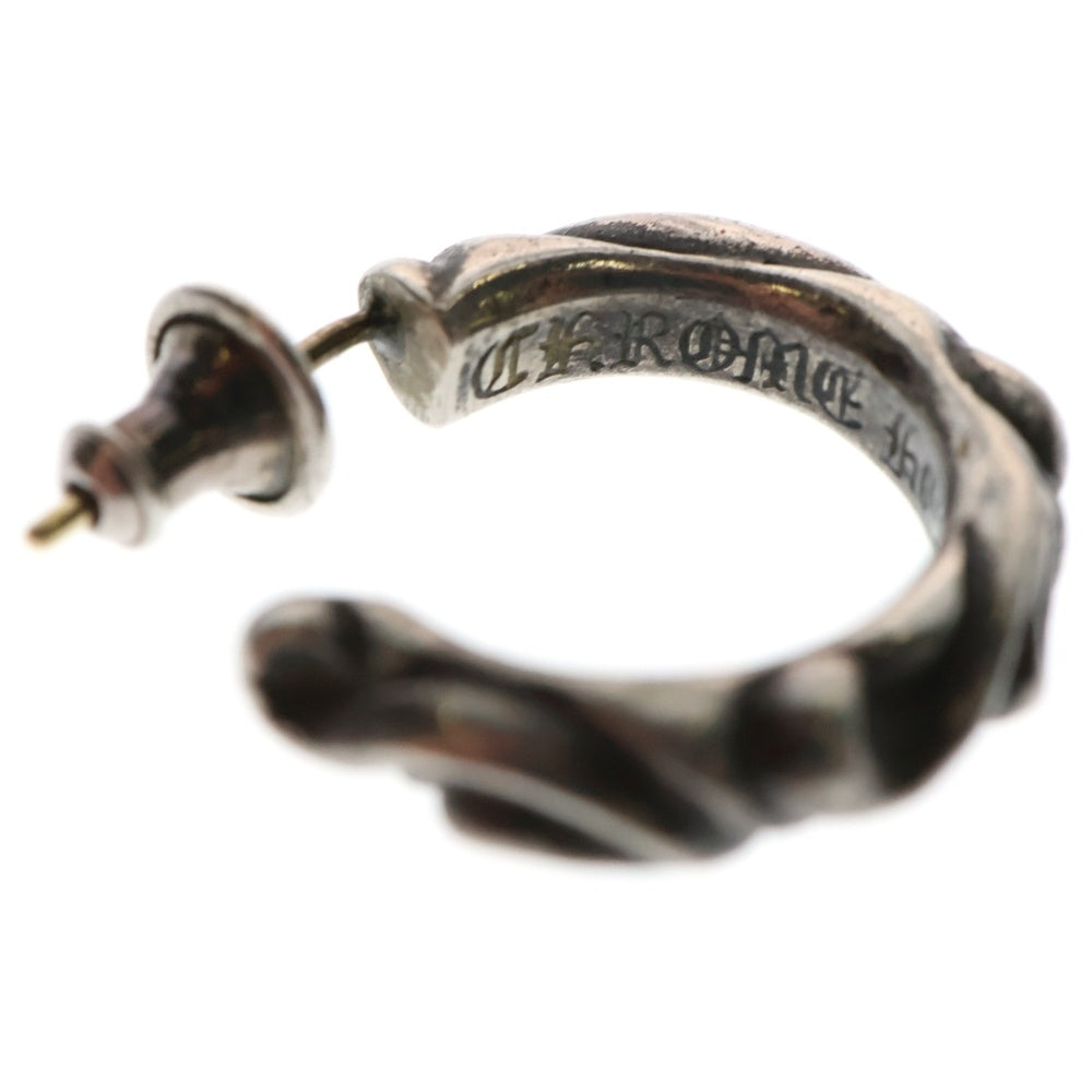 CHROME HEARTS(クロムハーツ) HOOP SCROOL スクロール フープピアス シルバー BCA102