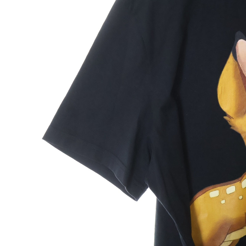 GIVENCHY(ジバンシィ) バンビプリント BW700D304U 半袖Tシャツ カットソー ブラック