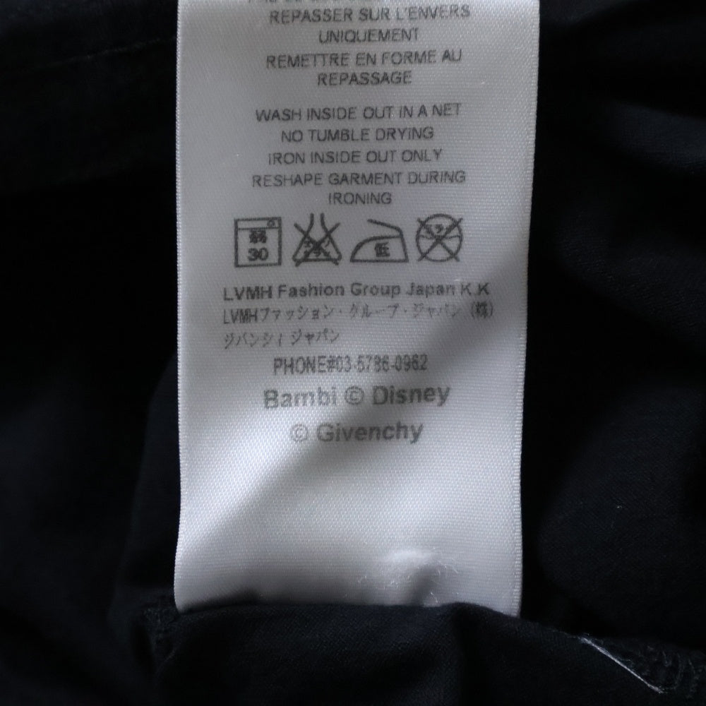 GIVENCHY(ジバンシィ) バンビプリント BW700D304U 半袖Tシャツ カットソー ブラック