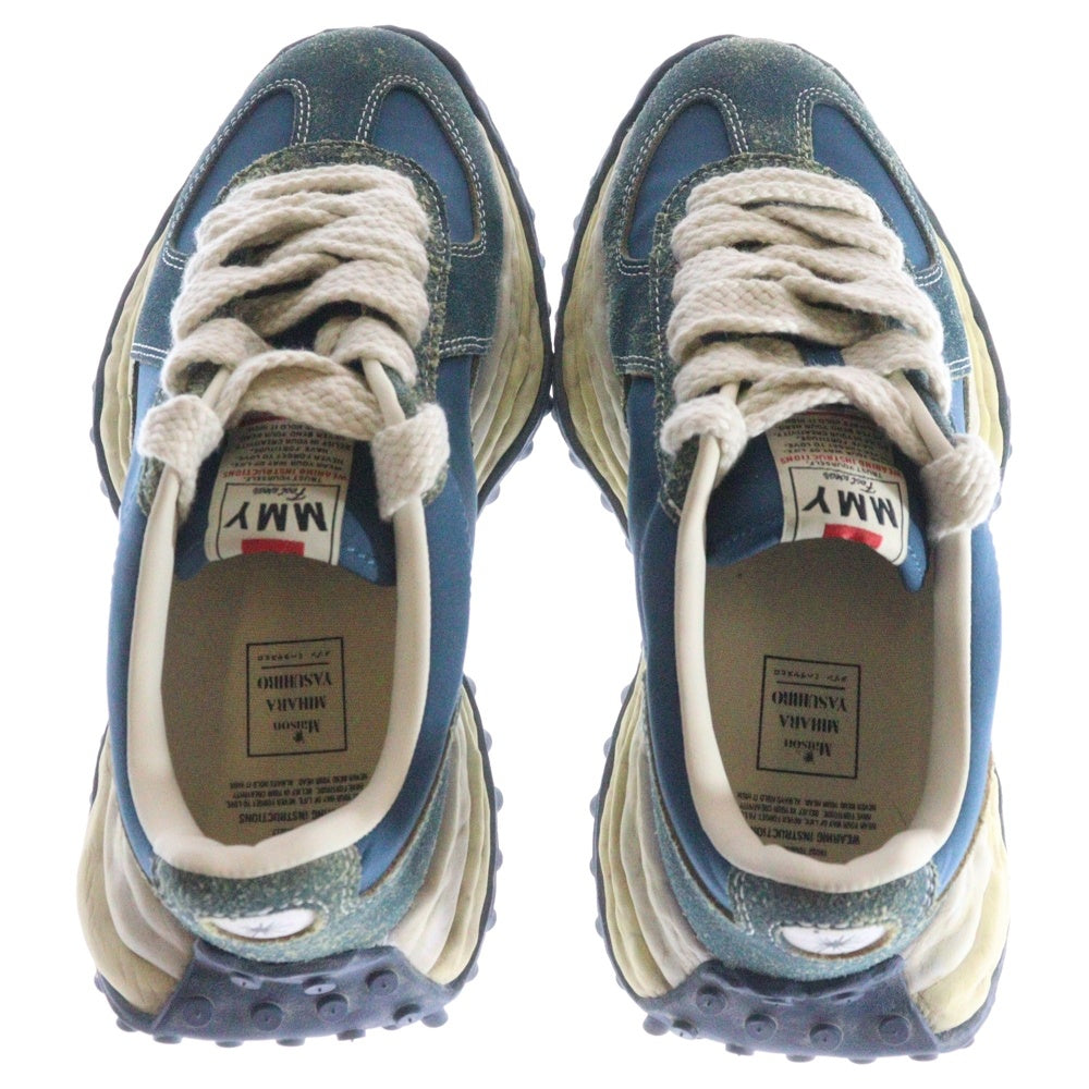 MAISON MIHARAYASUHIRO(メゾンミハラヤスヒロ) LARRY OG Sole Vintage Mix Material Low-top Sneaker ラリー オリジナルソール ヴィンテージ ミックスマテリアルローカットスニーカー A15FW709