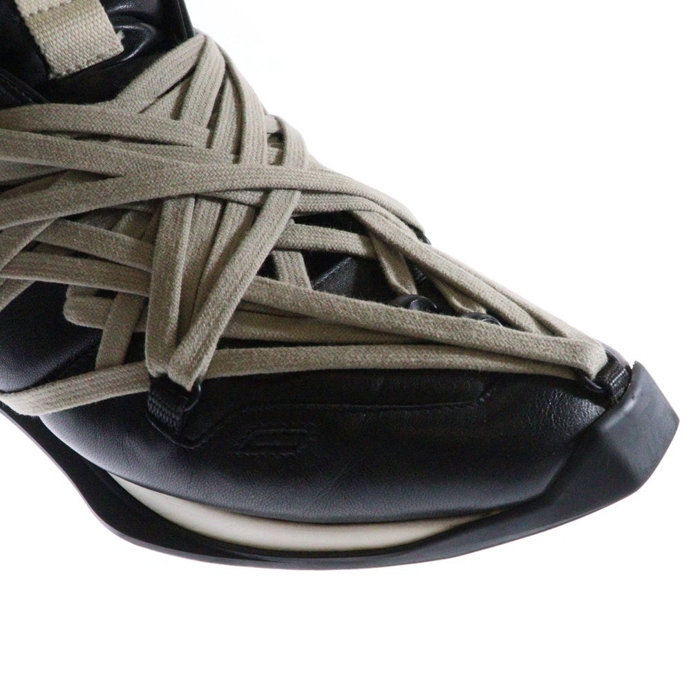 Rick Owens(リックオウエンス) MEGALACED MAXIMAL RUNNER 20S7813 メガレース マキシマルランナー ローカットスニーカー EU43/27.5cm ブラック