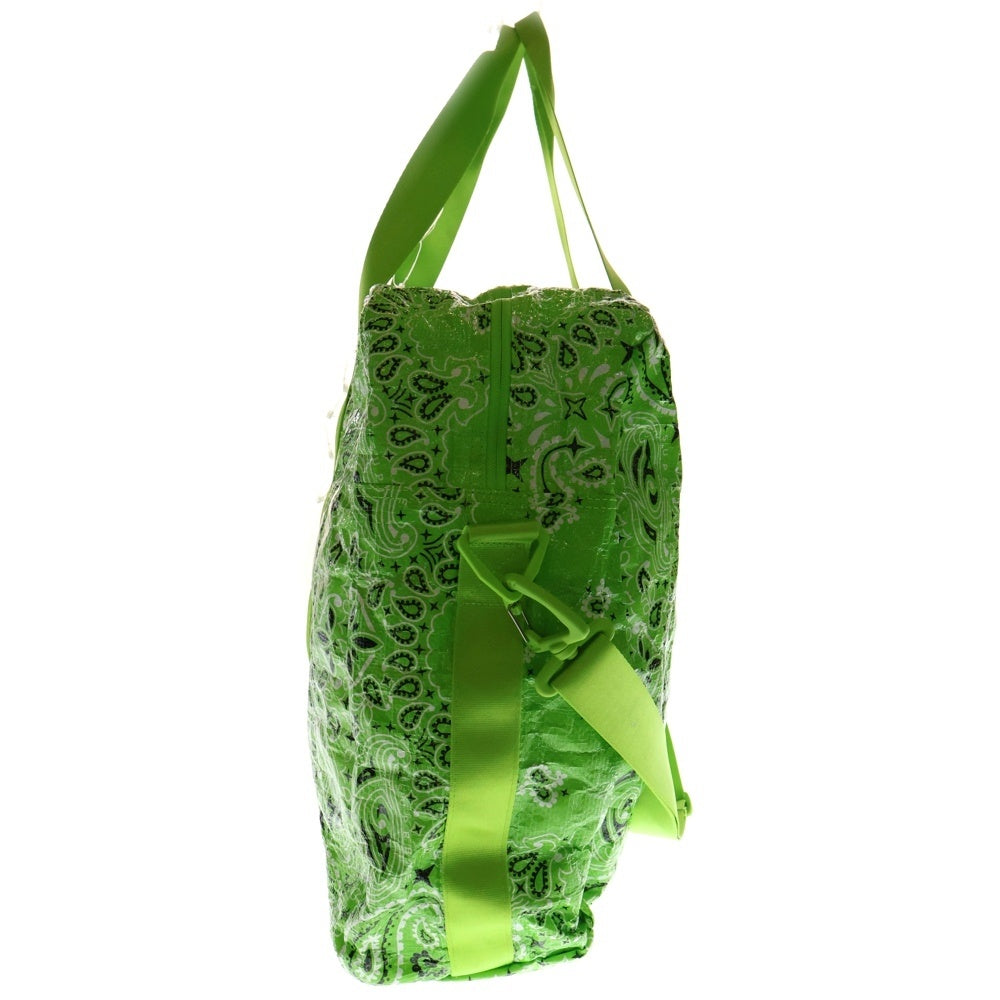 SUPREME(シュプリーム) 21SS Bandana Tarp Duffle Bag バンダナ タープ ダッフルバッグ グリーン