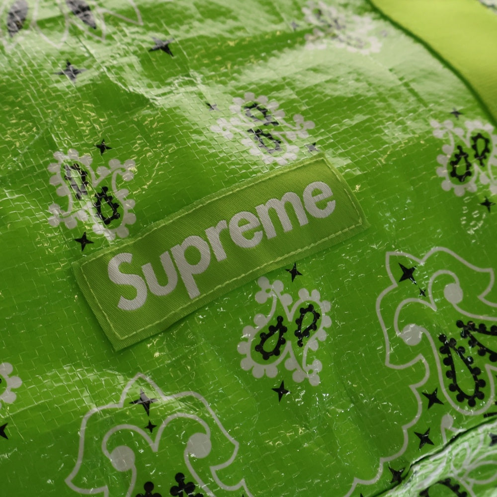 SUPREME(シュプリーム) 21SS Bandana Tarp Duffle Bag バンダナ タープ ダッフルバッグ グリーン