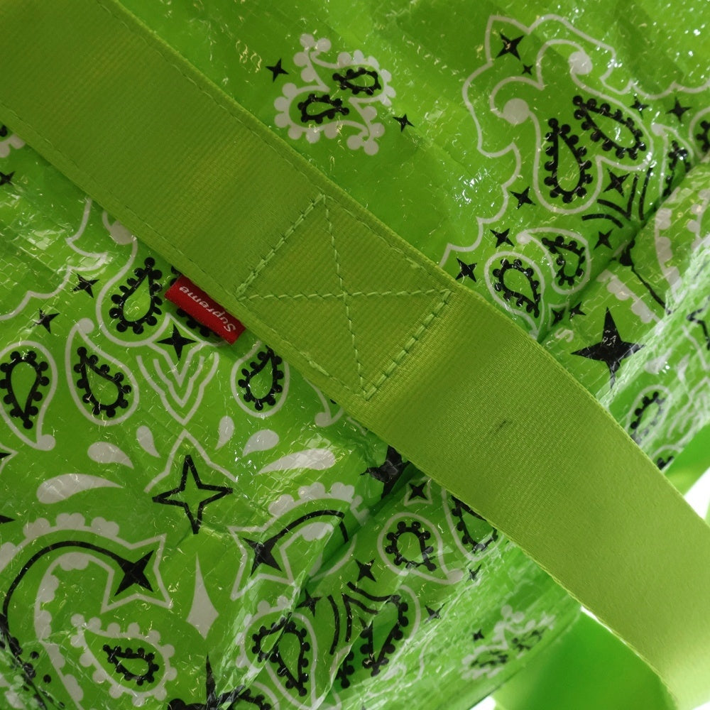 SUPREME(シュプリーム) 21SS Bandana Tarp Duffle Bag バンダナ タープ ダッフルバッグ グリーン