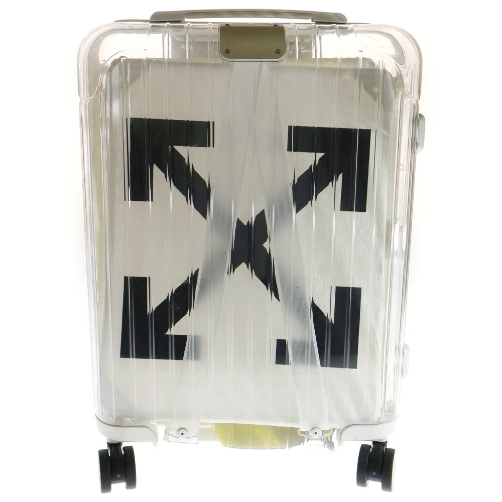 OFF-WHITE(オフホワイト) x RIMOWA See Through シースルー スーツケース キャリーバッグ ポリカーボネイト クリア/ホワイト