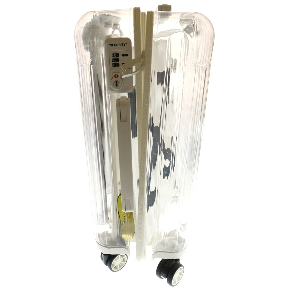 OFF-WHITE(オフホワイト) x RIMOWA See Through シースルー スーツケース キャリーバッグ ポリカーボネイト クリア/ホワイト