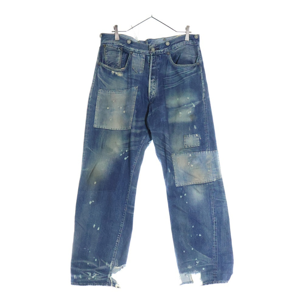 Levi's(リーバイス) 復刻版 501XX 200足限定 1890年モデル ダメージ デニムパンツ インディゴ