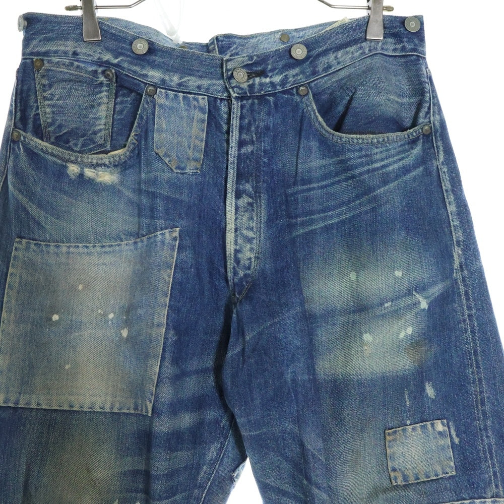 Levi's(リーバイス) 復刻版 501XX 200足限定 1890年モデル ダメージ デニムパンツ インディゴ