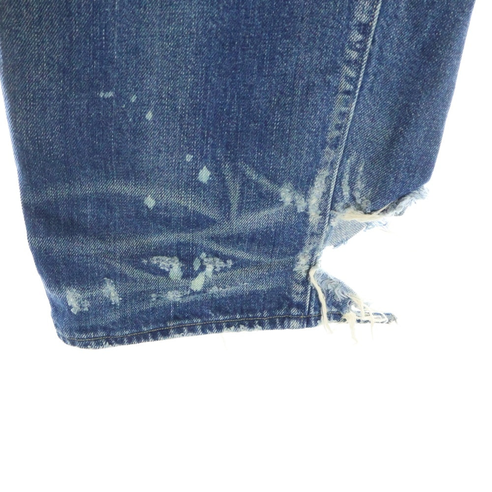 Levi's(リーバイス) 復刻版 501XX 200足限定 1890年モデル ダメージ デニムパンツ インディゴ