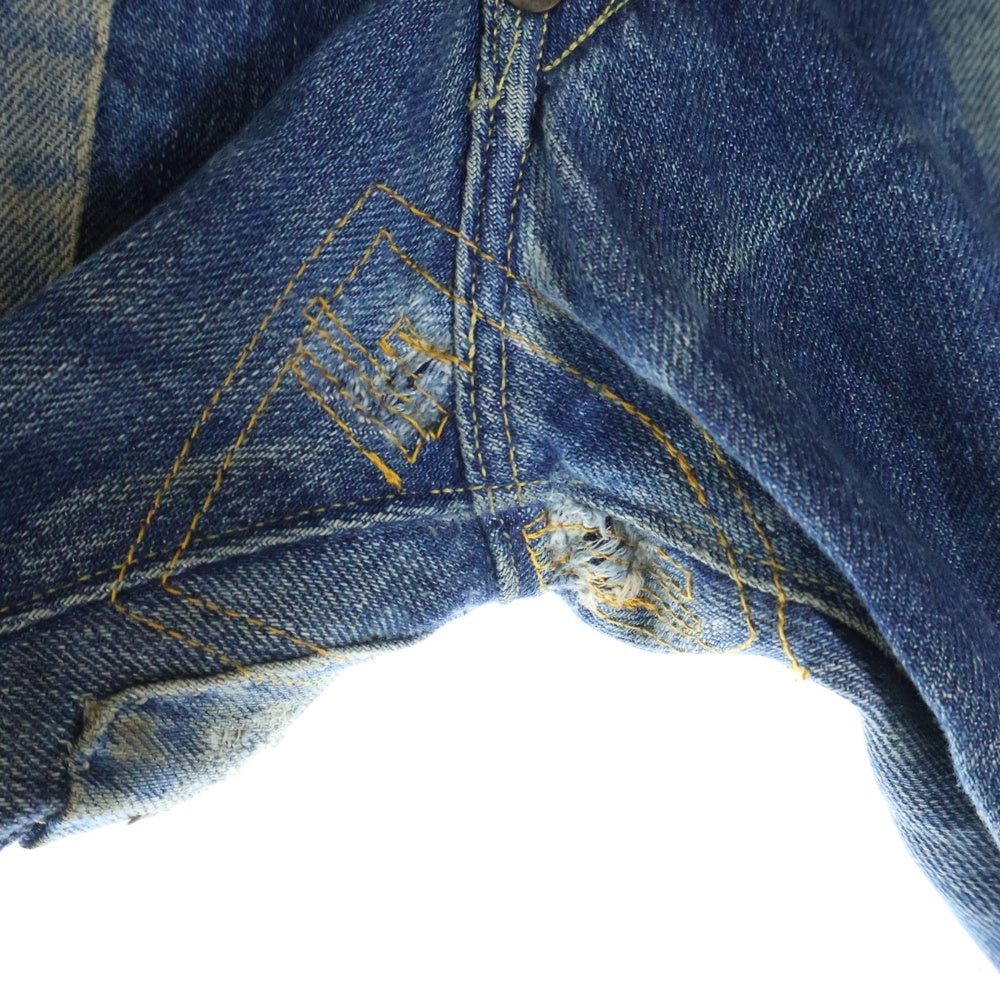 Levi's(リーバイス) 復刻版 501XX 200足限定 1890年モデル ダメージ デニムパンツ インディゴ