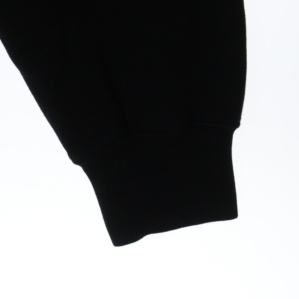 LU'U DAN(ルーダン) 25SS OVERSIZED HOODIE オーバーサイズプルオーバーフーディーパーカー ブラック MT076J_CF