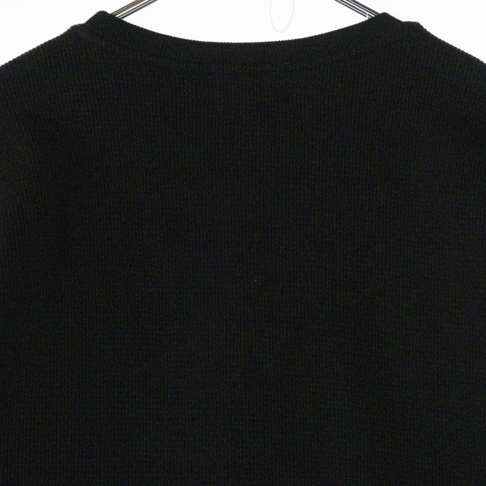 THUG CLUB(サグクラブ) 25SS CHOPPER GARAGE SWEAT チョッパー ガレージロゴスタッズ装飾スウェットトレーナー ブラック TCSS25019