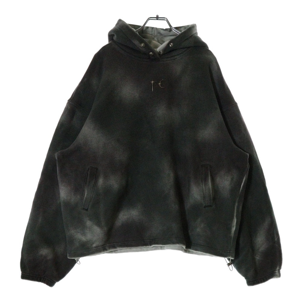 THUG CLUB(サグクラブ) 25SS AMBUSH TC HOODIE カモフラロゴプルオーバーフーディーパーカー カーキ TC25SS0201