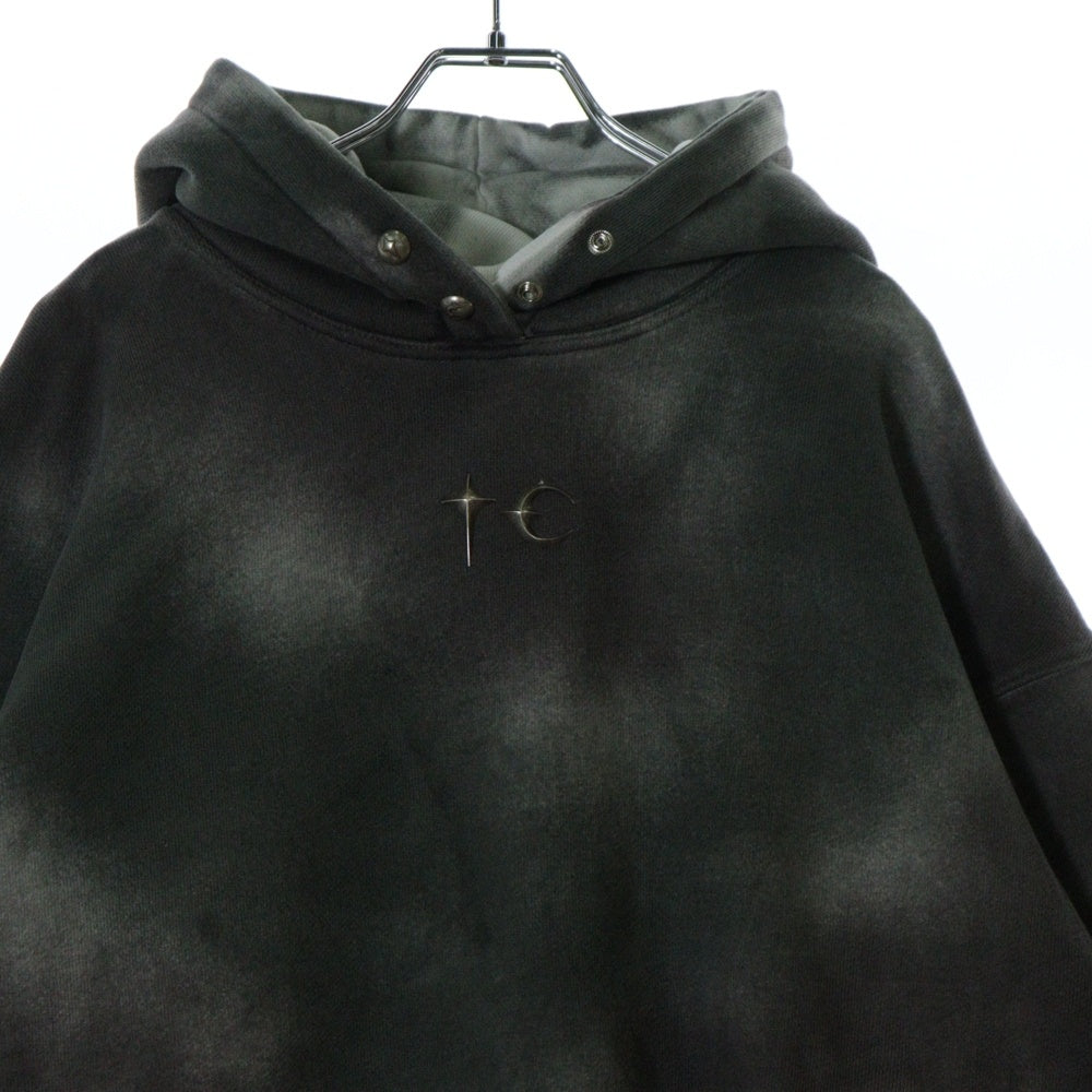 THUG CLUB(サグクラブ) 25SS AMBUSH TC HOODIE カモフラロゴプルオーバーフーディーパーカー カーキ TC25SS0201