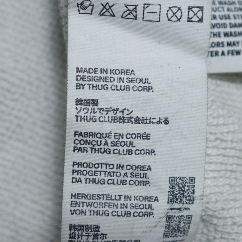 THUG CLUB(サグクラブ) 25SS AMBUSH TC HOODIE カモフラロゴプルオーバーフーディーパーカー カーキ TC25SS0201