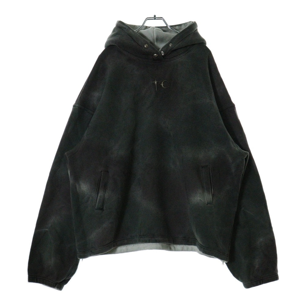 THUG CLUB(サグクラブ) 25SS AMBUSH TC HOODIE カモフラロゴプルオーバーフーディーパーカー カーキ TC25SS0201