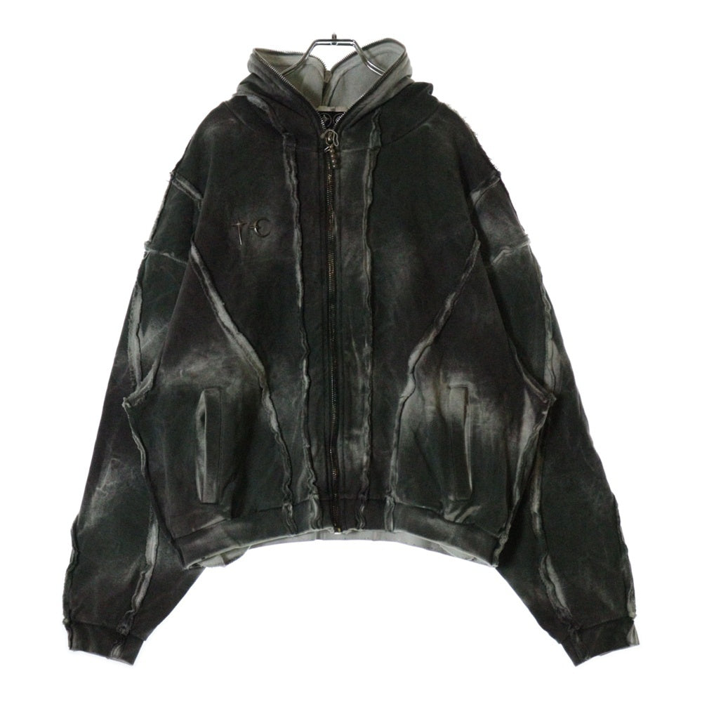 THUG CLUB(サグクラブ) 25SS AMBUSH GLADIATOR HOODIE グラディエーター カモフラジップアップフーディーパーカー カーキ TC25SS0101