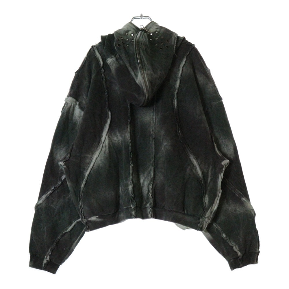 THUG CLUB(サグクラブ) 25SS AMBUSH GLADIATOR HOODIE グラディエーター カモフラジップアップフーディーパーカー カーキ TC25SS0101
