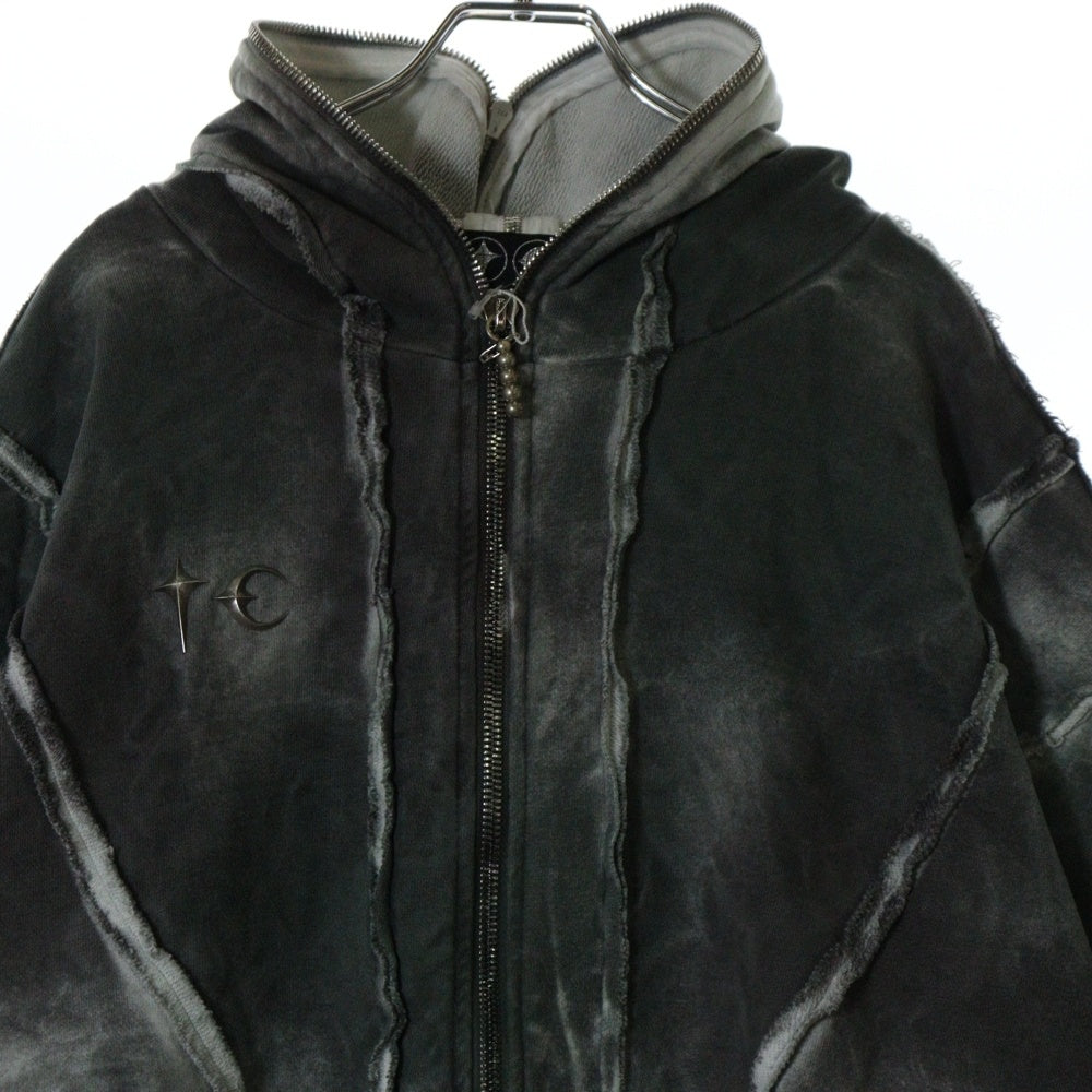 THUG CLUB(サグクラブ) 25SS AMBUSH GLADIATOR HOODIE グラディエーター カモフラジップアップフーディーパーカー カーキ TC25SS0101