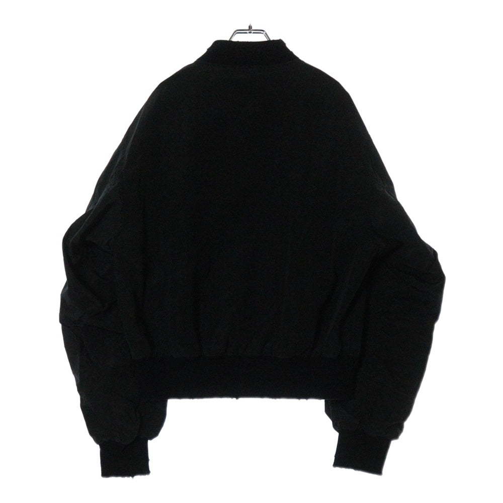 THUG CLUB(サグクラブ) 25SS SCARRED TANGO CHARLIE BOMBER スカードタンゴチャーリーボンバージャケット ブラック TC25JP0202