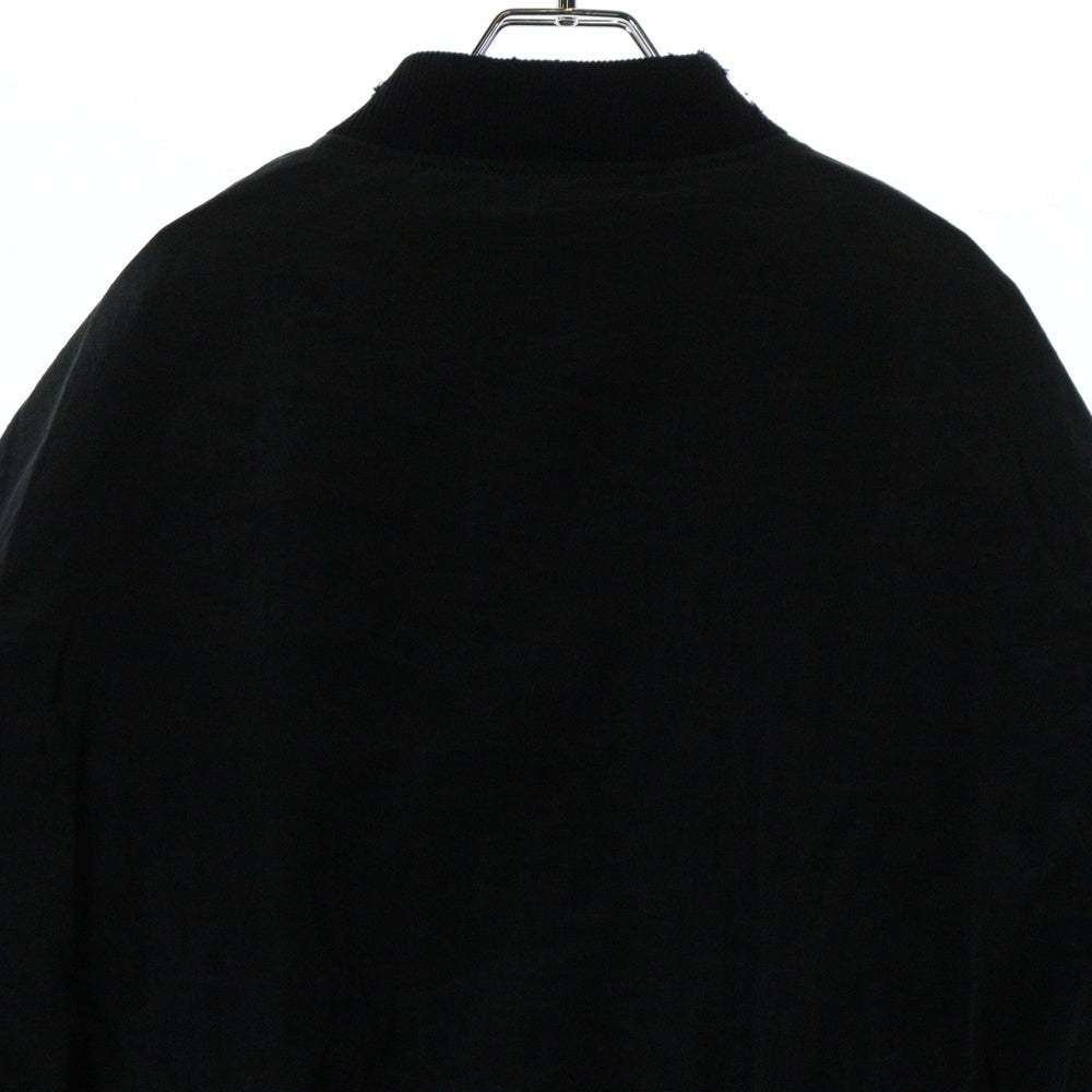THUG CLUB(サグクラブ) 25SS SCARRED TANGO CHARLIE BOMBER スカードタンゴチャーリーボンバージャケット ブラック TC25JP0202