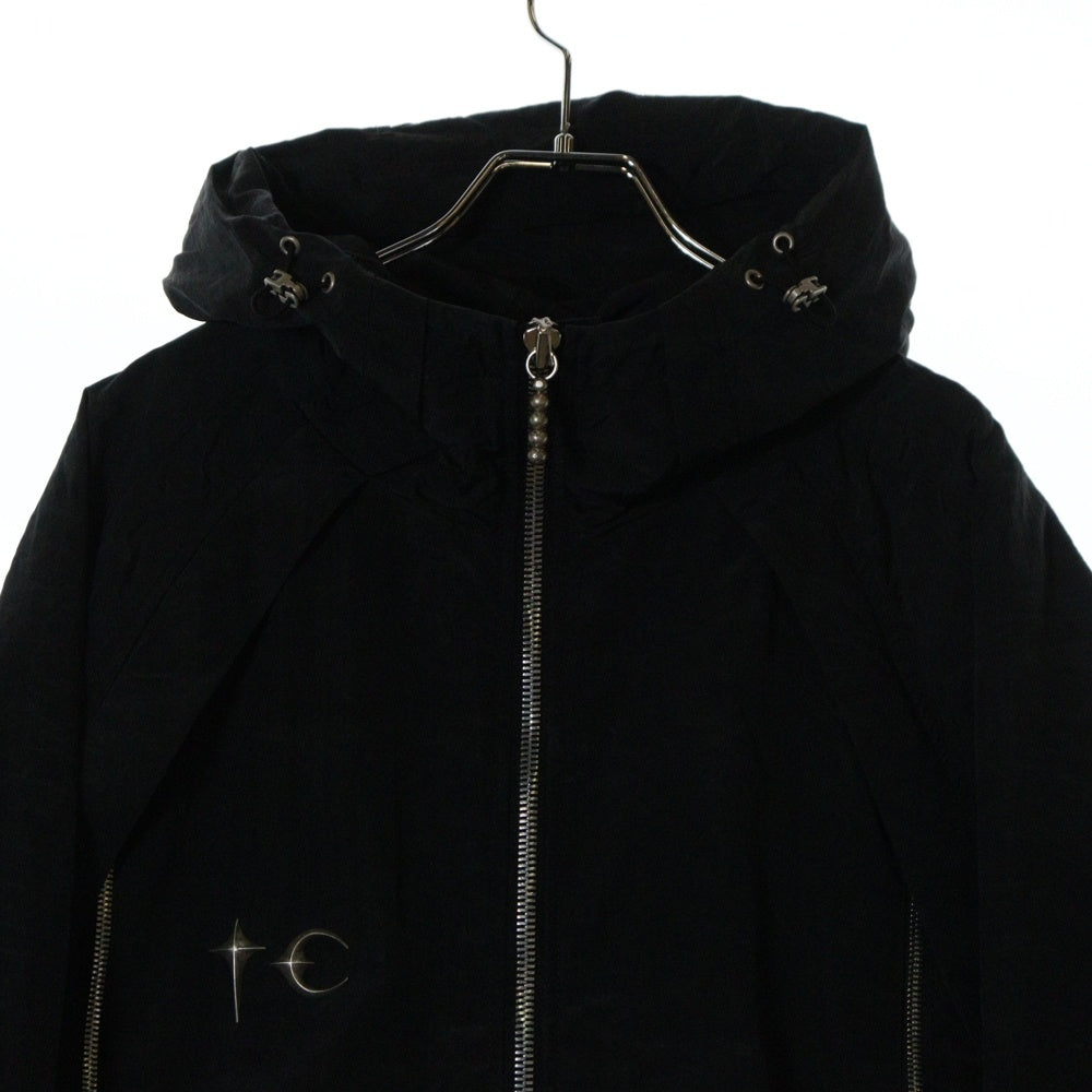 THUG CLUB(サグクラブ) 25SS SCARRED WIND SOLDIER スカードウィンドソルジャージャケット ブラック TC25JK0102