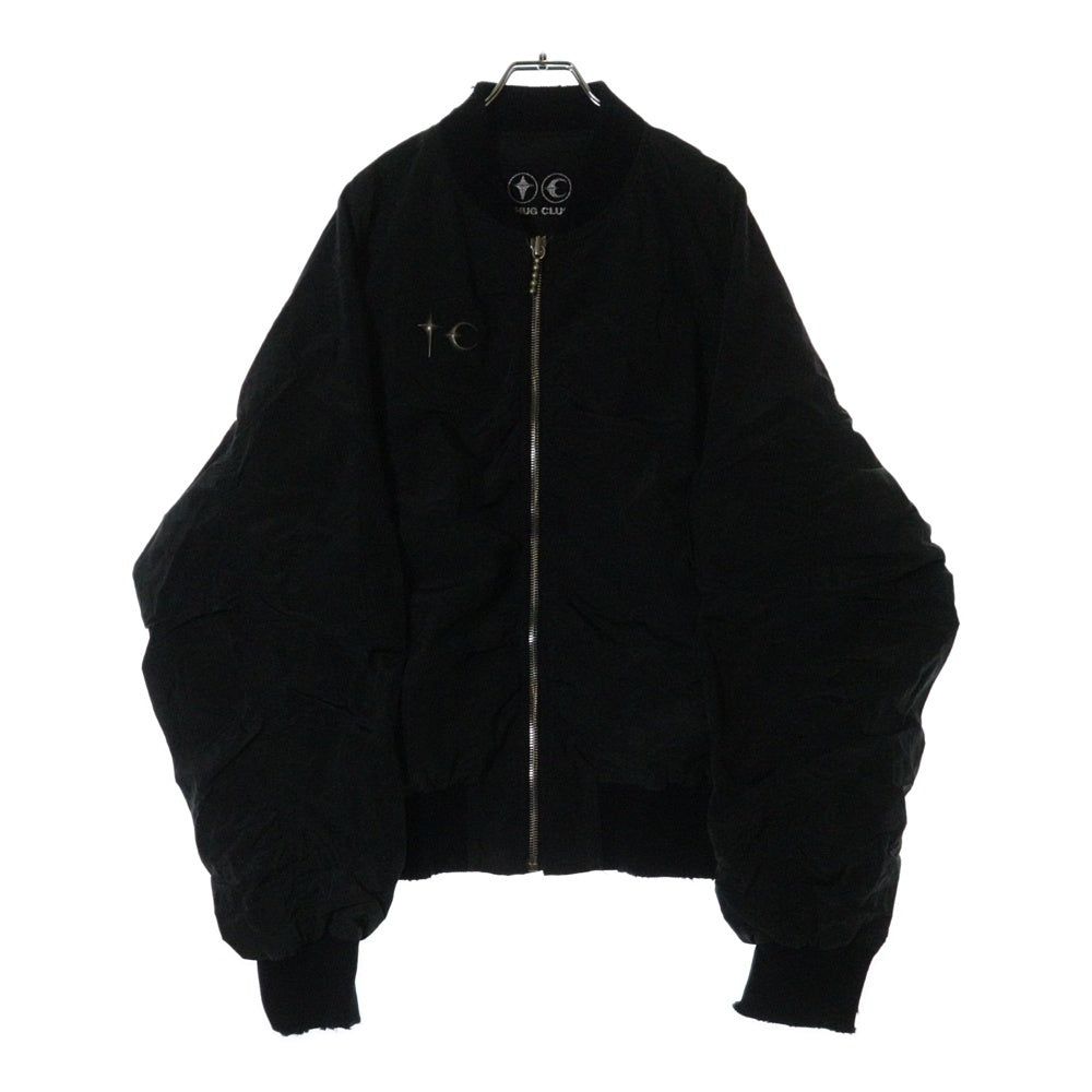 THUG CLUB(サグクラブ) 25SS SCARRED TANGO CHARLIE BOMBER スカードタンゴチャーリーボンバージャケット ブラック TC25JP0202