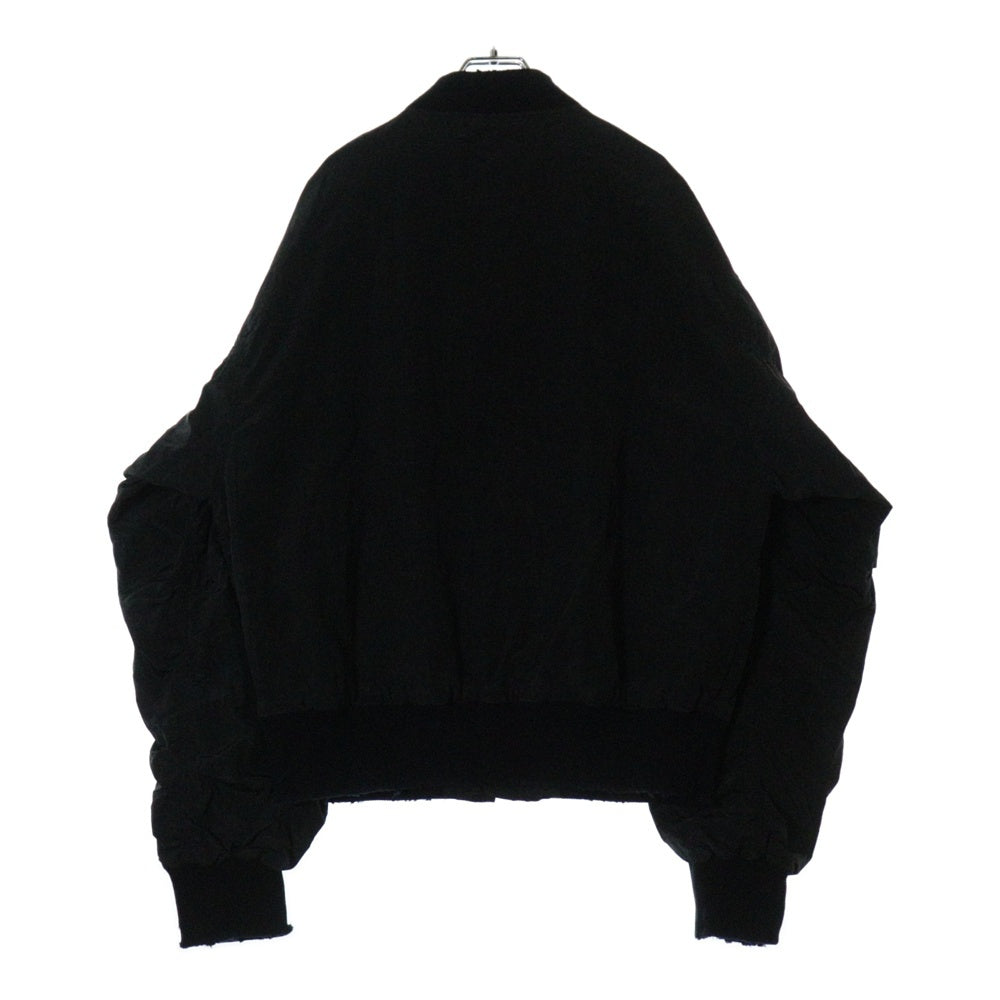 THUG CLUB(サグクラブ) 25SS SCARRED TANGO CHARLIE BOMBER スカードタンゴチャーリーボンバージャケット ブラック TC25JP0202