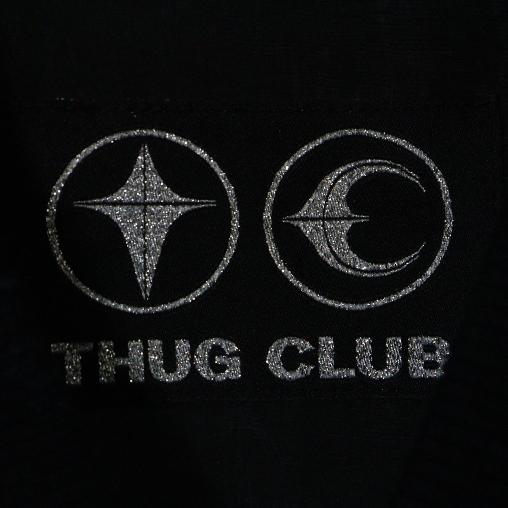 THUG CLUB(サグクラブ) 25SS SCARRED TANGO CHARLIE BOMBER スカードタンゴチャーリーボンバージャケット ブラック TC25JP0202