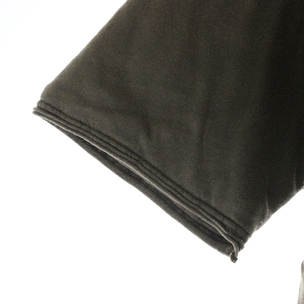 LU'U DAN(ルーダン) 25SS PADDED TEE パテッドヴィンテージプリント半袖Tシャツ グレー T093J_HJ