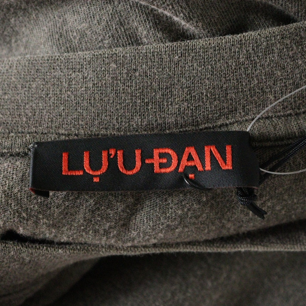 LU'U DAN(ルーダン) 25SS PADDED TEE パテッドヴィンテージプリント半袖Tシャツ グレー T093J_HJ