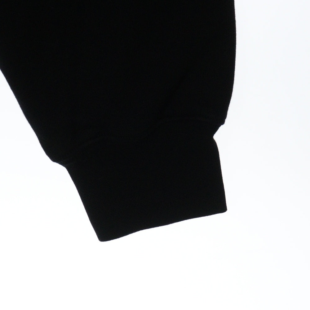 LU'U DAN(ルーダン) 25SS OVERSIZED HOODIE オーバーサイズプルオーバーフーディーパーカー ブラック MT076J_CF