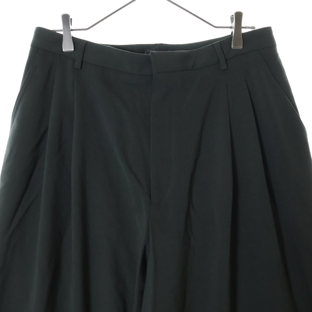 LU'U DAN(ルーダン) 25SS JUMBO WIDE LEG TROUSERS ジャンボワイドトラウザーズスラックスパンツ カーキ MP021W_LWB