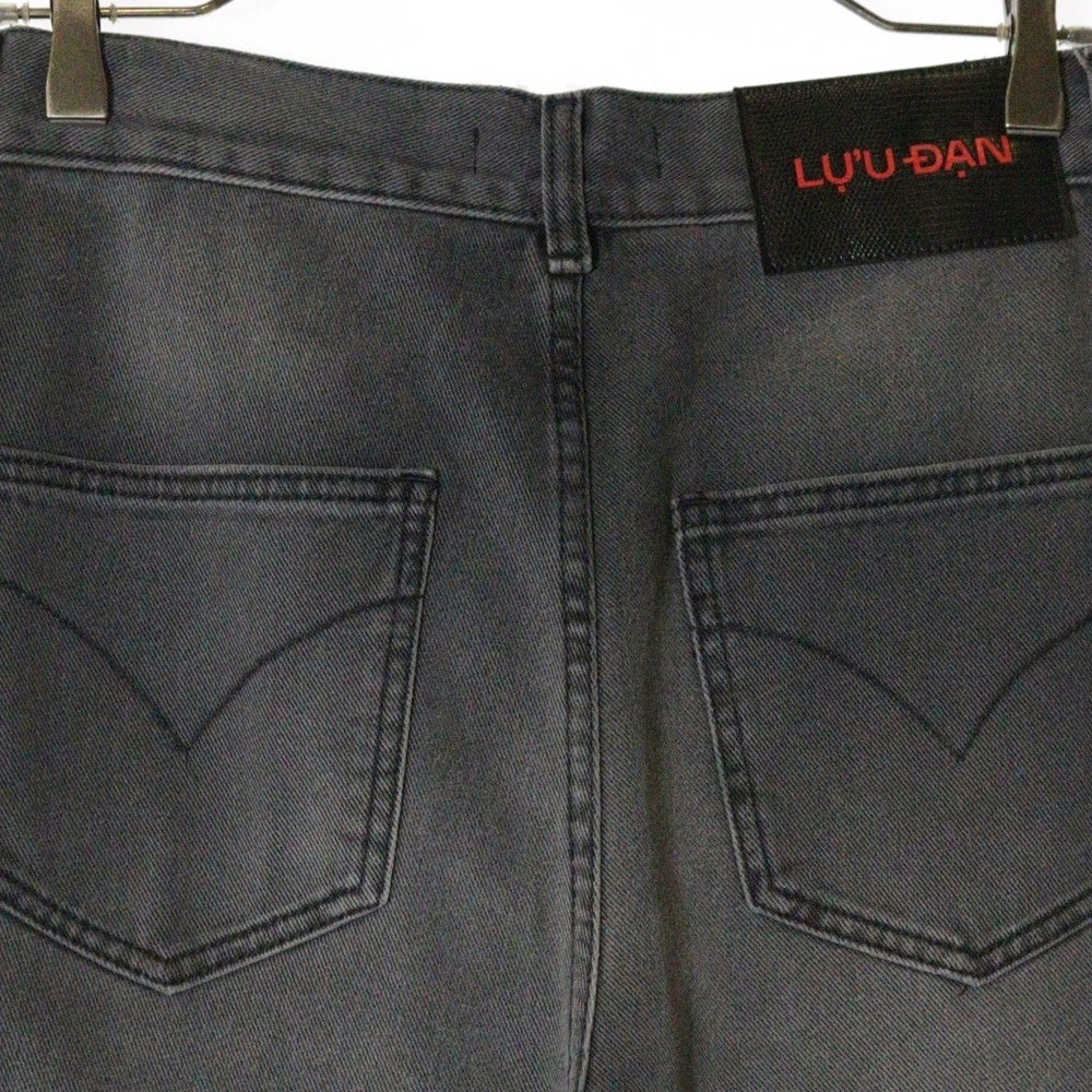 LU'U DAN(ルーダン) 25SS PHAT PANTS XL ファットバギーワイドパンツ グレー MP092D_BDD