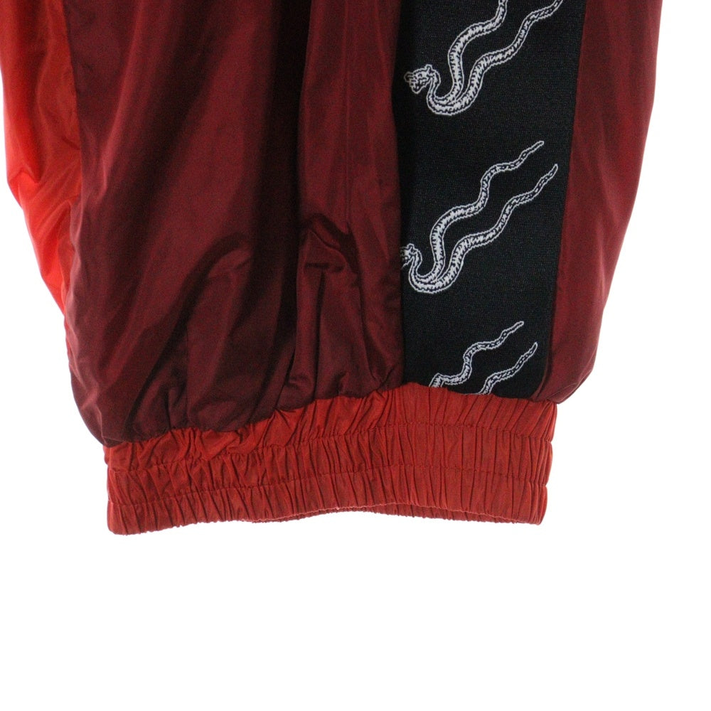 LU'U DAN(ルーダン) 25SS TRACKIES L-D ロゴサイドライントラックパンツ レッド MP031W_NS