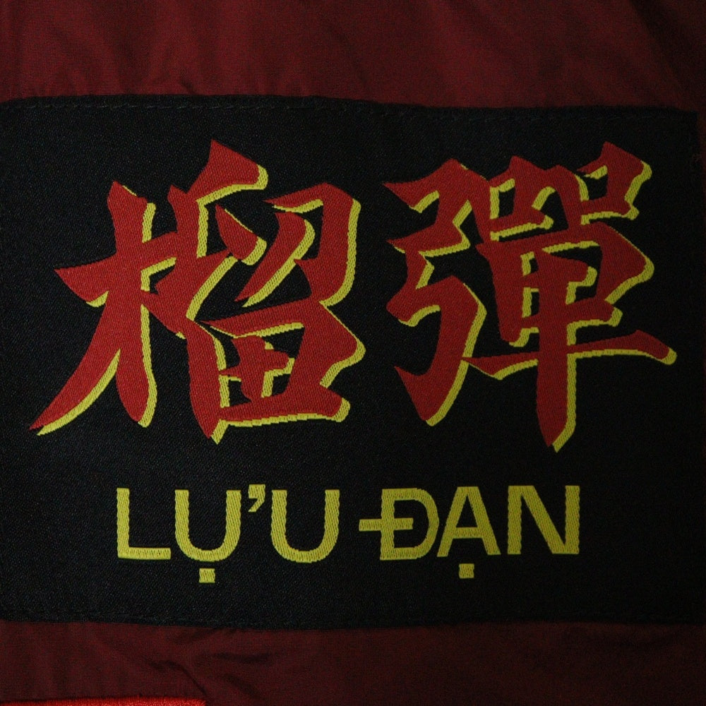 LU'U DAN(ルーダン) 25SS TRACKIES L-D ロゴサイドライントラックパンツ レッド MP031W_NS