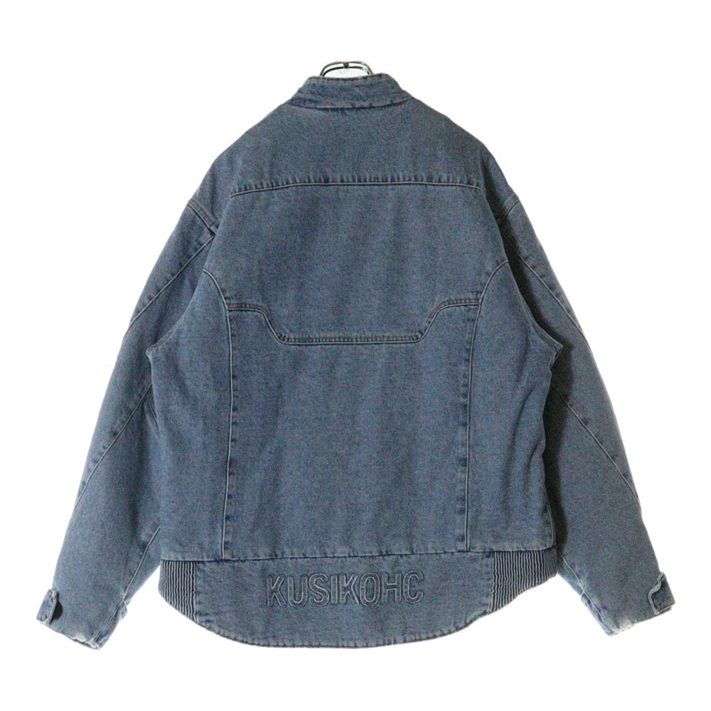 KUSIKOHC(クシコック) 24AW RIDER DENIM JACKET ライダーデニムジャケット インディゴブルー KUF4MJ03AP-TE427