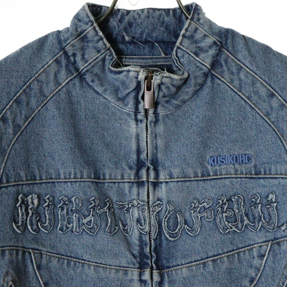 KUSIKOHC(クシコック) 24AW RIDER DENIM JACKET ライダーデニムジャケット インディゴブルー KUF4MJ03AP-TE427